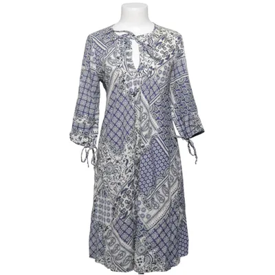 Jurk (Blauw, Wit) van Smirk Katoen