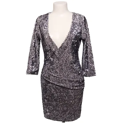 Cocktailjurk (Velvet Sequins V-Neck) van Oneness Elastaan, Polyester