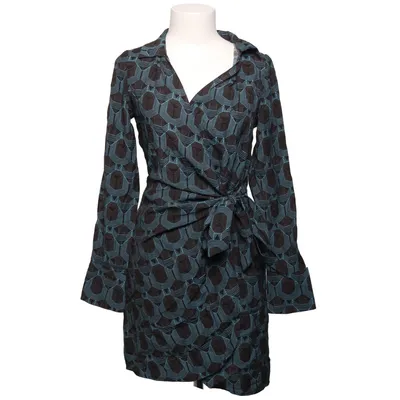 Robe portefeuille (Bleu, Marron) de Medicine Polyamide, Viscose