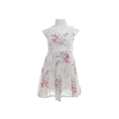Avondjurk (Wit, Meerkleurig) Polyester