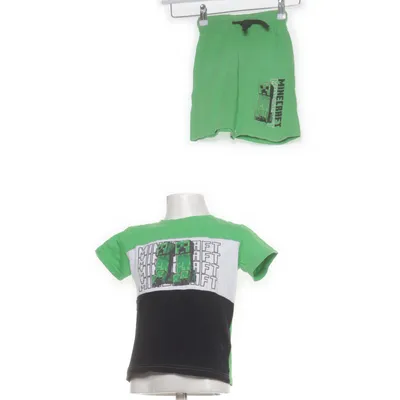 Ensemble (Vert, Noir, Blanc) de Minecraft Coton