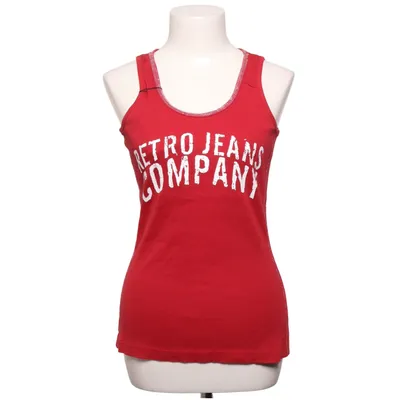 Tank Top (Red) from Retro Jeans Company Cotton