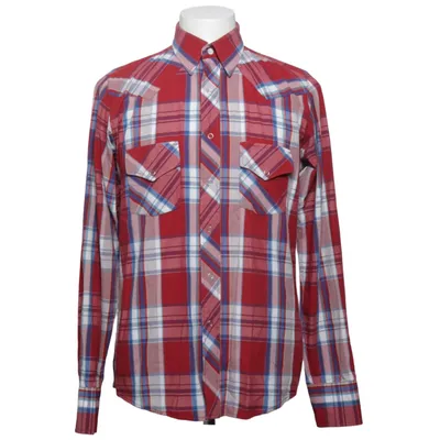 Chemise en flanelle (Rouge, Bleu, Blanc) de Poco Loco Coton