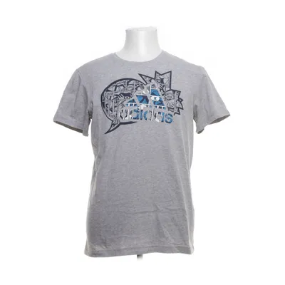 T-shirt (Grå, Blå) från Adidas Bomull, Polyester