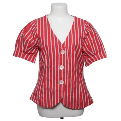 Top (Rood, Wit, Blauw) van Damson Madder Linnen, Organisch katoen