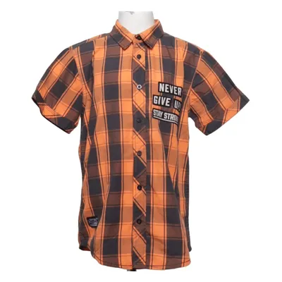 Kortärmad skjorta (Orange, Svart) från Chapter Young Bomull, Polyester