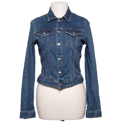 Denim jacket (Blue) from Zara Trafaluc Cotton, Elastane