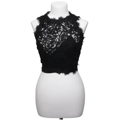 Top (Zwart) van Missguided Tall Elastaan, Polyester