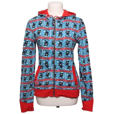 Hoodie (Blue, Red) from Pussy Deluxe Cotton, Elastane