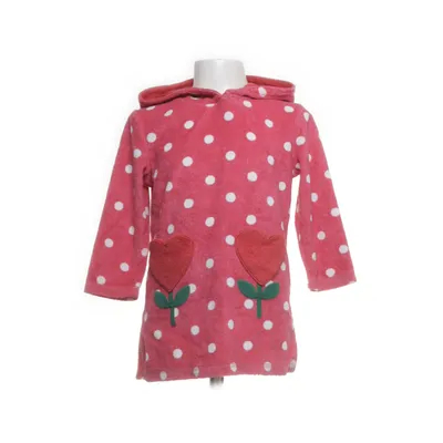 Hood dress (Pink, White) from Miniboden Cotton, Polyester