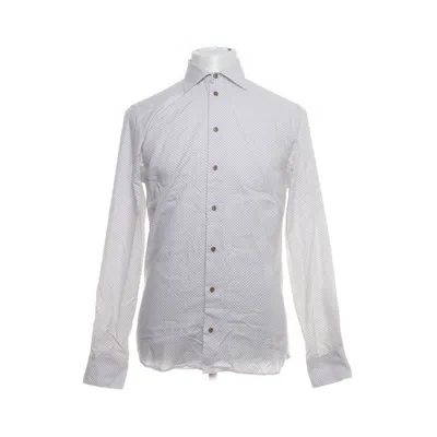 Shirt (White, Beige) from Bläck Cotton
