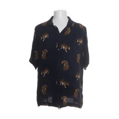 Kortärmad skjorta (Blå, Flerfärgad) från H&M Man Viskos