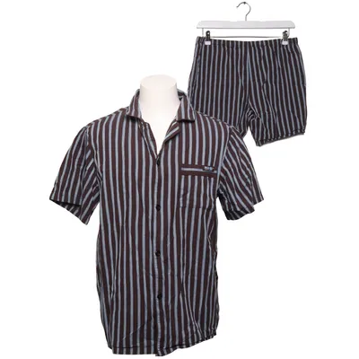 Pyjama (Bruin, Blauw, Wit) van Henry I. Siegel Katoen
