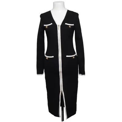 Klänning (Svart, Vit) från Centia Polyester