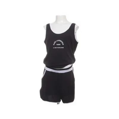 Byxdress (Svart, Vit) från Karl Lagerfeld Kids Elastan, Modal, Polyester