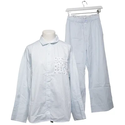 Pyjama (Blau, Weiß) von Lounge Baumwolle