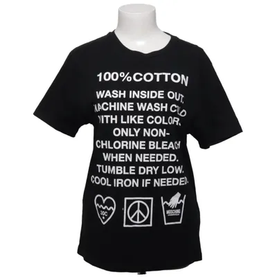 T-shirt (Schwarz) von Moschino Underwear Baumwolle