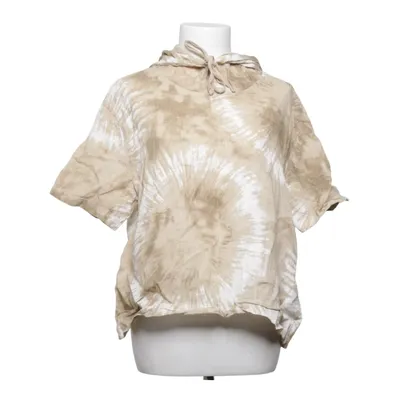 Kortärmad huvtröja (Beige, Vit) från Piro Linne