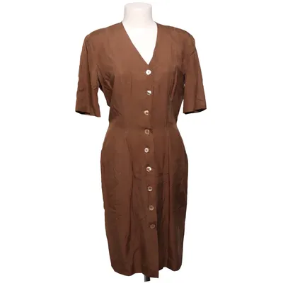 Jurk (Beige) van Public Acetaat, Zijde