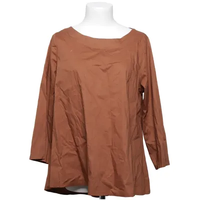 Blouse (Bruin) van Secret Season Katoen, Elastaan