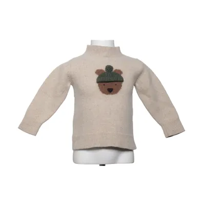 Strickpullover (Beige) von Donsje Merinowolle
