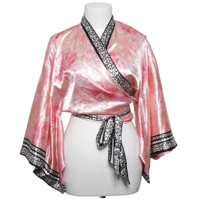 Slå-om top (Pink, Sort, Hvid) fra Sinsay Elastan, Polyester