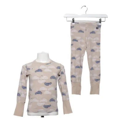 Pyjamas (Beige, Blå, Vit) från Polarn O. Pyret Elastan, Ekologisk bomull