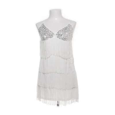 Cocktailklänning (Vit, Silverfärgad) från Lulus Viskos