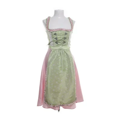 Dirndl (Green, Pink) from Nockstein Trachten Cotton, Polyester