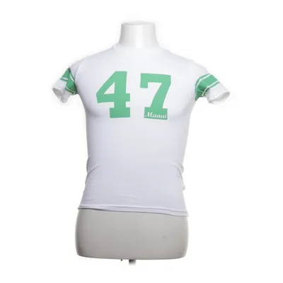T-shirt (Vit, Grön) från Manai Bomull