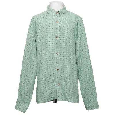 Chemise (Vert, Blanc) de Isar-Trachten Coton