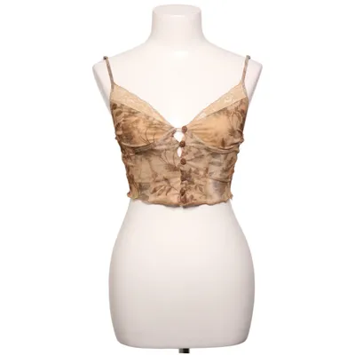 Crop top (Brun, Beige) fra Motel