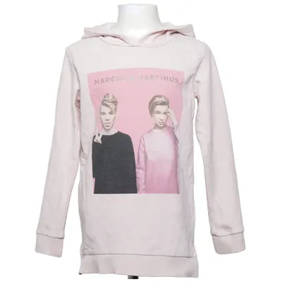 Hættetrøje (Pink, Flerfarvet) fra Marcus & Martinus x H&M Bomuld, Polyester