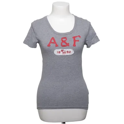 T-shirt (Grå) fra Abercrombie & Fitch Bomuld