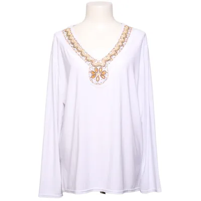 Blouse (White) from Laura Elastane, Polyester