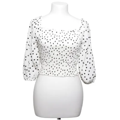 Crop top (Hvid, Sort) fra Loavies Polyester