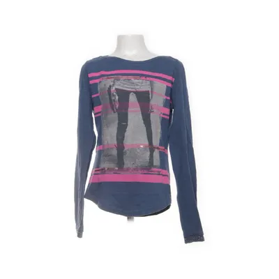 T-shirt à manches longues (Bleu, Rose, Gris) de Garcia Jeans Coton, Cuir