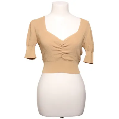 Top (Kisa Kol Onü Büzgülü Kisa Kazak) von Dilvin Knit Nylon, Viskose