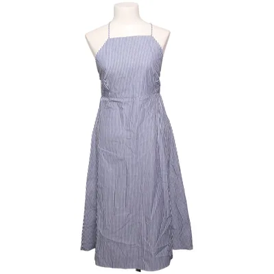 Dress (Blue, White) from Zara Woman Studio Cotton