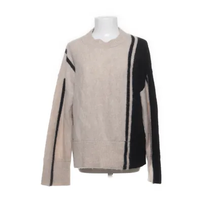 Sweater (Beige, Sort) fra Selected Femme Alpacauld, Elastan, Polyamid, Polyester