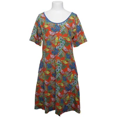 Dress (Orange, Multicolored) from Cissi och Selma Elastane, Organic cotton