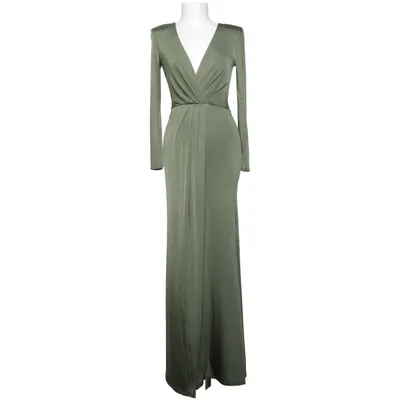 Maxi jurk (Groen) van Goddiva Elastaan, Polyester