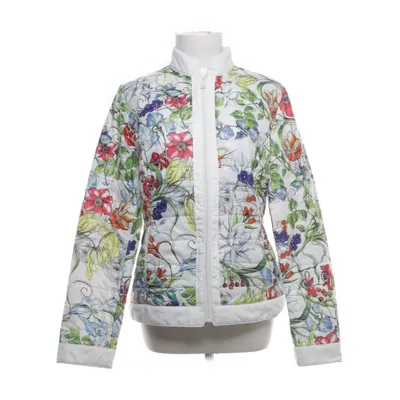 Jacket (White, Multicolored) from Concept K Polyester
