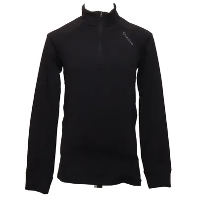 Fleece trui (Zwart) van Quechua Elastaan, Polyester
