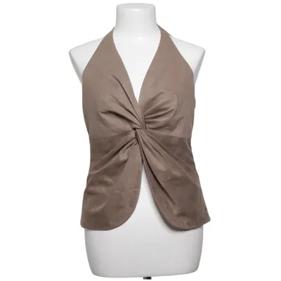 Halterneck top (Beige) fra Next Elastan, Polyester