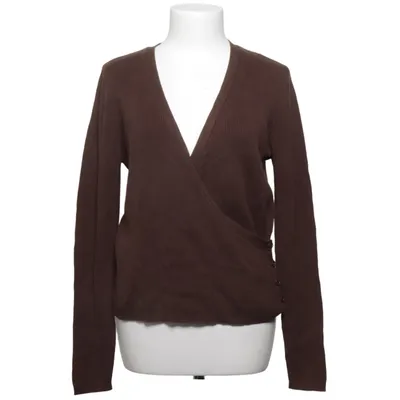 Slå om-cardigan (Brun) fra Gina Benotti Bomuld, Elastan, Polyamid