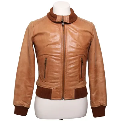 Leather jacket (Brown) from Rodi Leather, Polyester