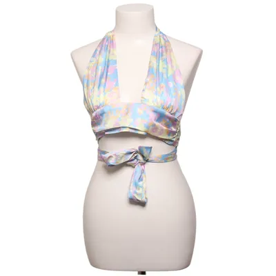 Haut dos-nu (Bleu, Rose, Jaune) de Double Crazy Polyester