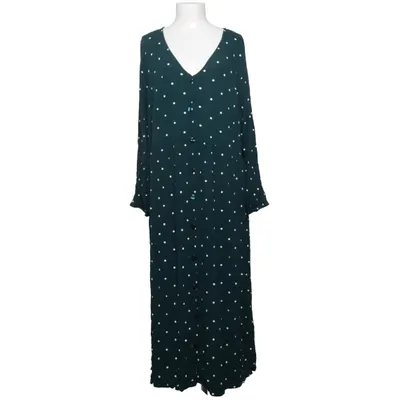 Dress (Green, White) from Zizzi Viscose