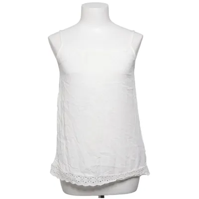 Tanktop (Wit) van Fat Face Katoen, Viscose